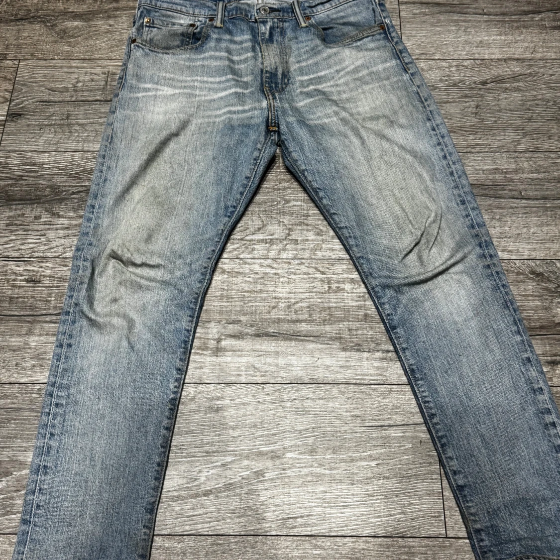Levi's 512 ljusblå jeans W32 L30 - 1