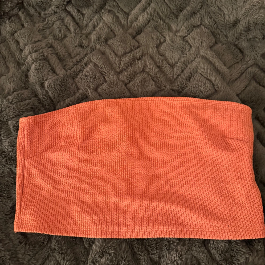 Orange bandeau tubtopp från H&M