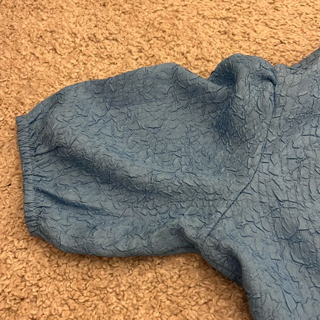 Blå omlottklänning från Lindex - 4