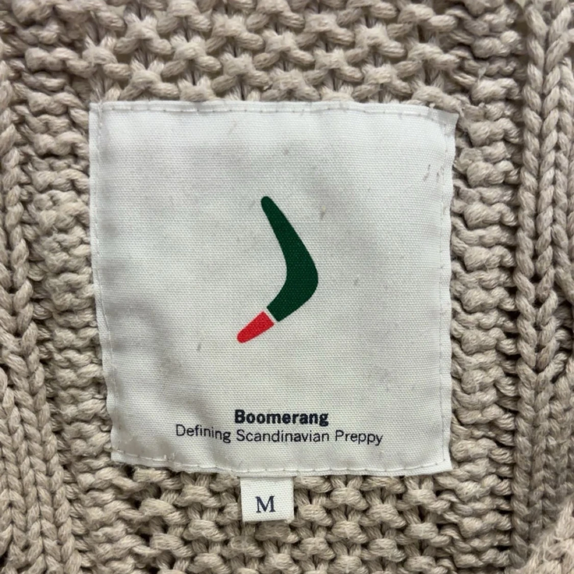 Beige stickad kofta från Boomerang - 3