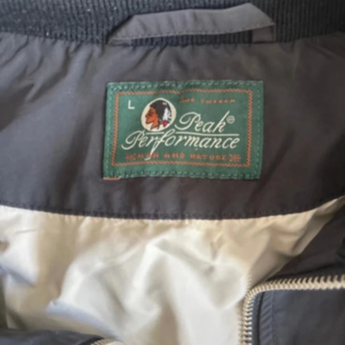 Mörkblå bomberjacka Peak Performance - 1