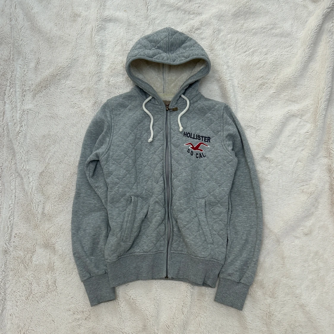 Hollister zip med foder - 1