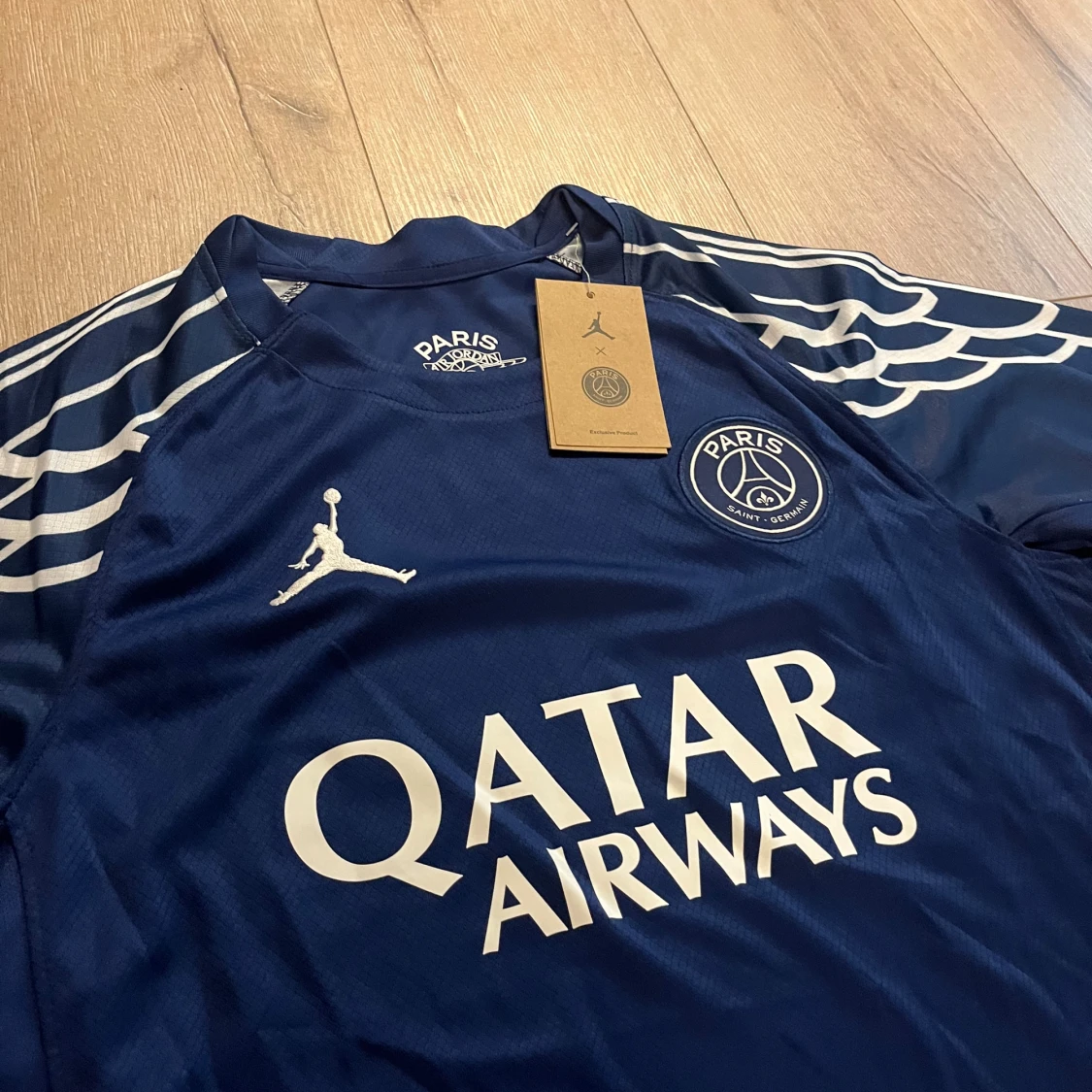 PSG x Jordan marinblå fotbollströja S - 3