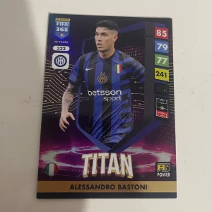 Fotbollskort Alessandro Bastoni - Fotbollskort Alessandro Bastoni perfekt för Inter fans 