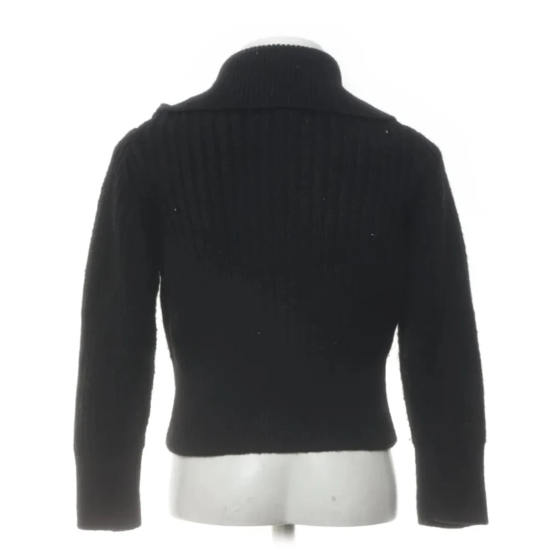 Svart zip kofta från Zara - 1