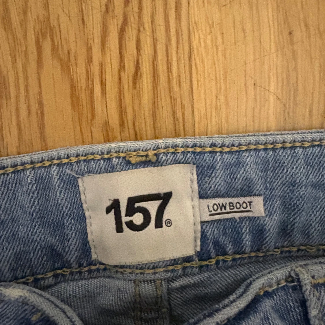 Ljusblå lågmidjade Jeans - 2