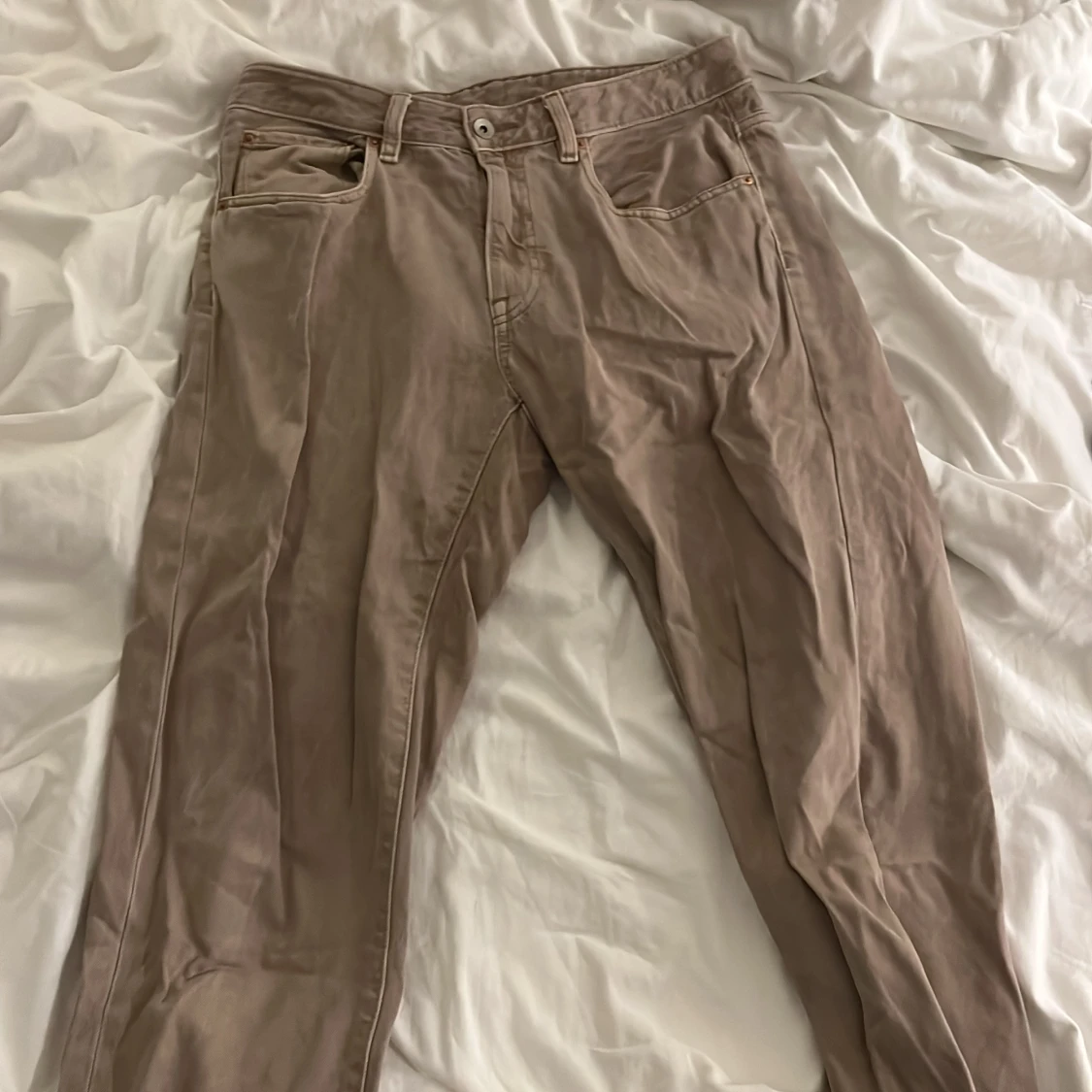 Beige byxor från Vailent i bomull (Carlings)