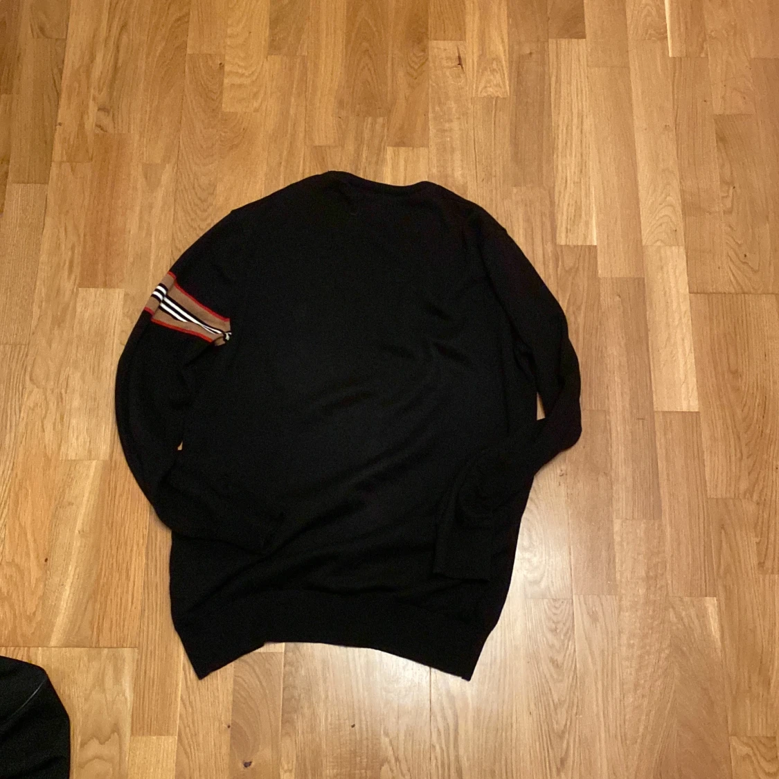 Svart stickad tröja Burberry - 1