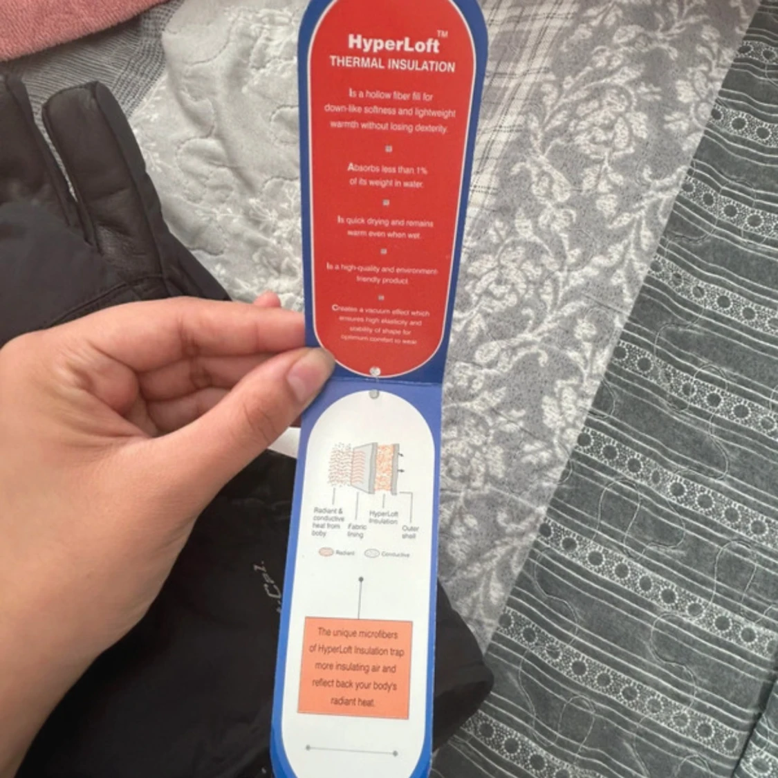 Svarta vinterhandskar HyperLoft - 2