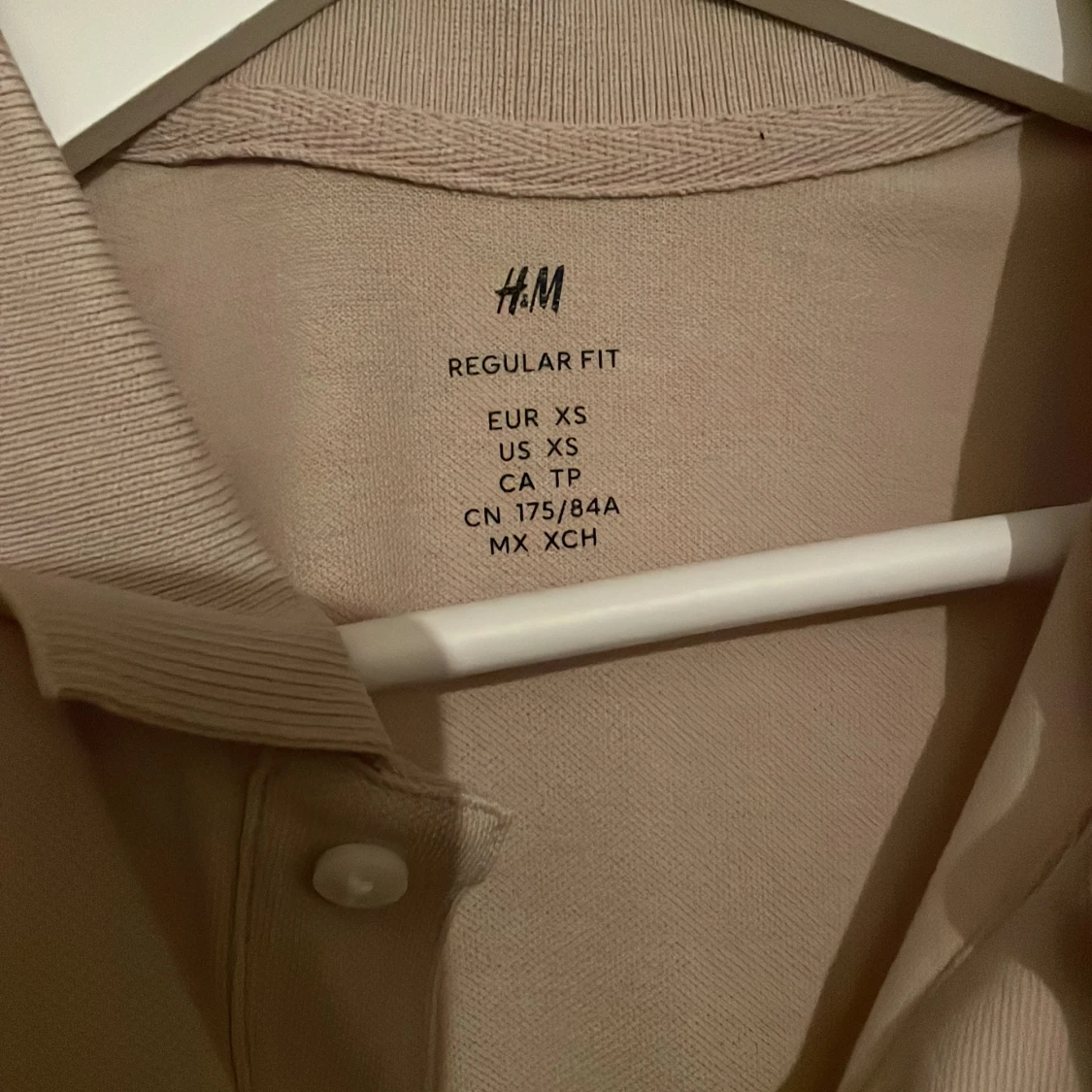 Beige pikétröja från H&M XS - 2