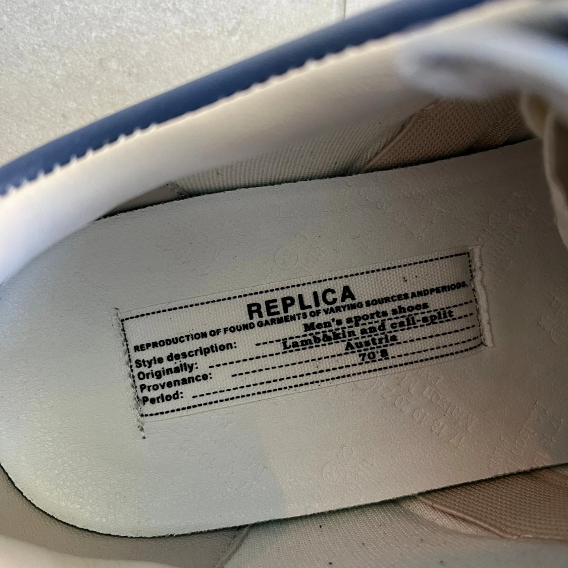 Blå Maison Margiela sneakers - 3