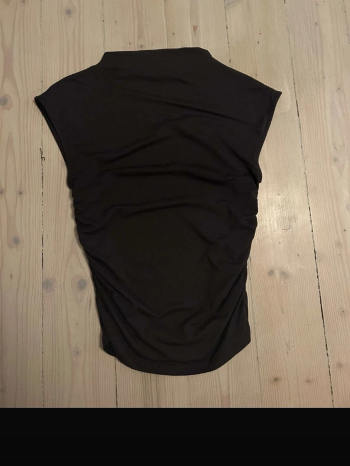 Mörkblå tight sleeve topp - 5