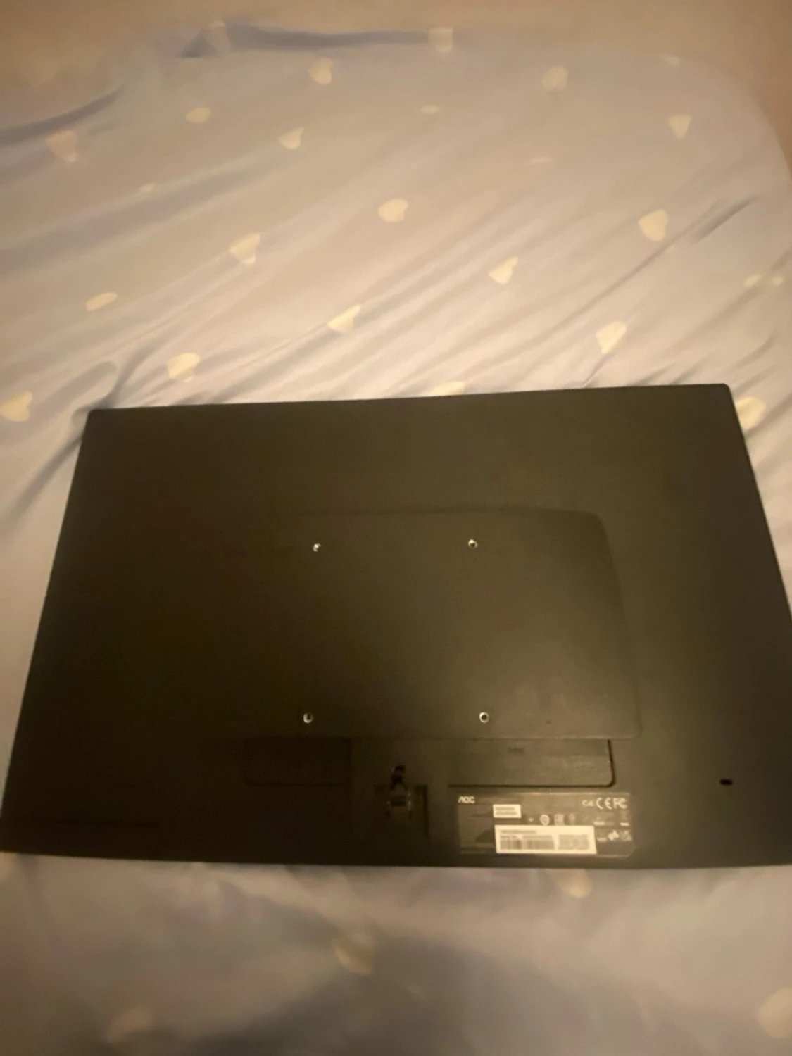 AOC svart datorskärm - 1