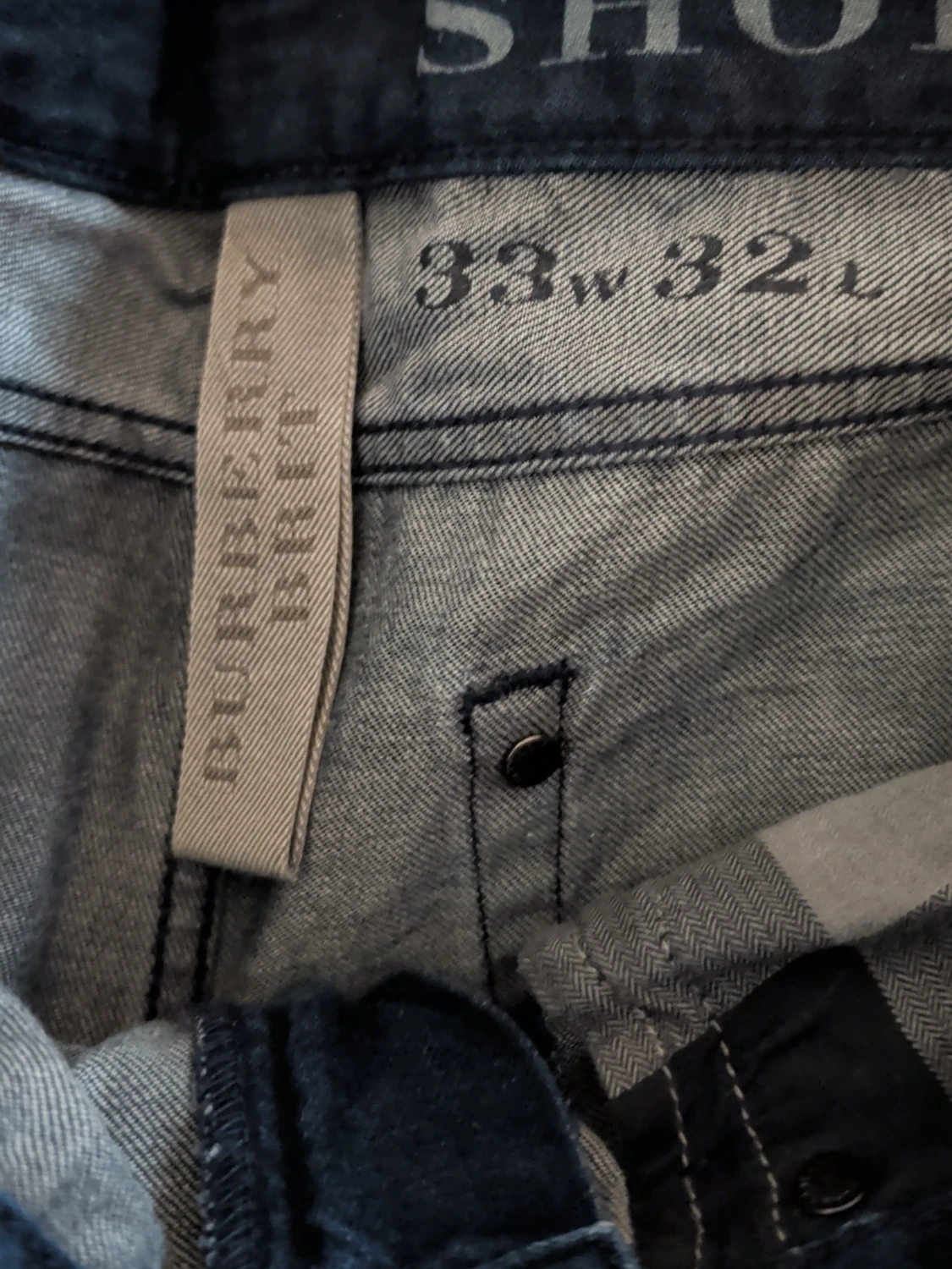 Svarta raka burberry jeans - 3