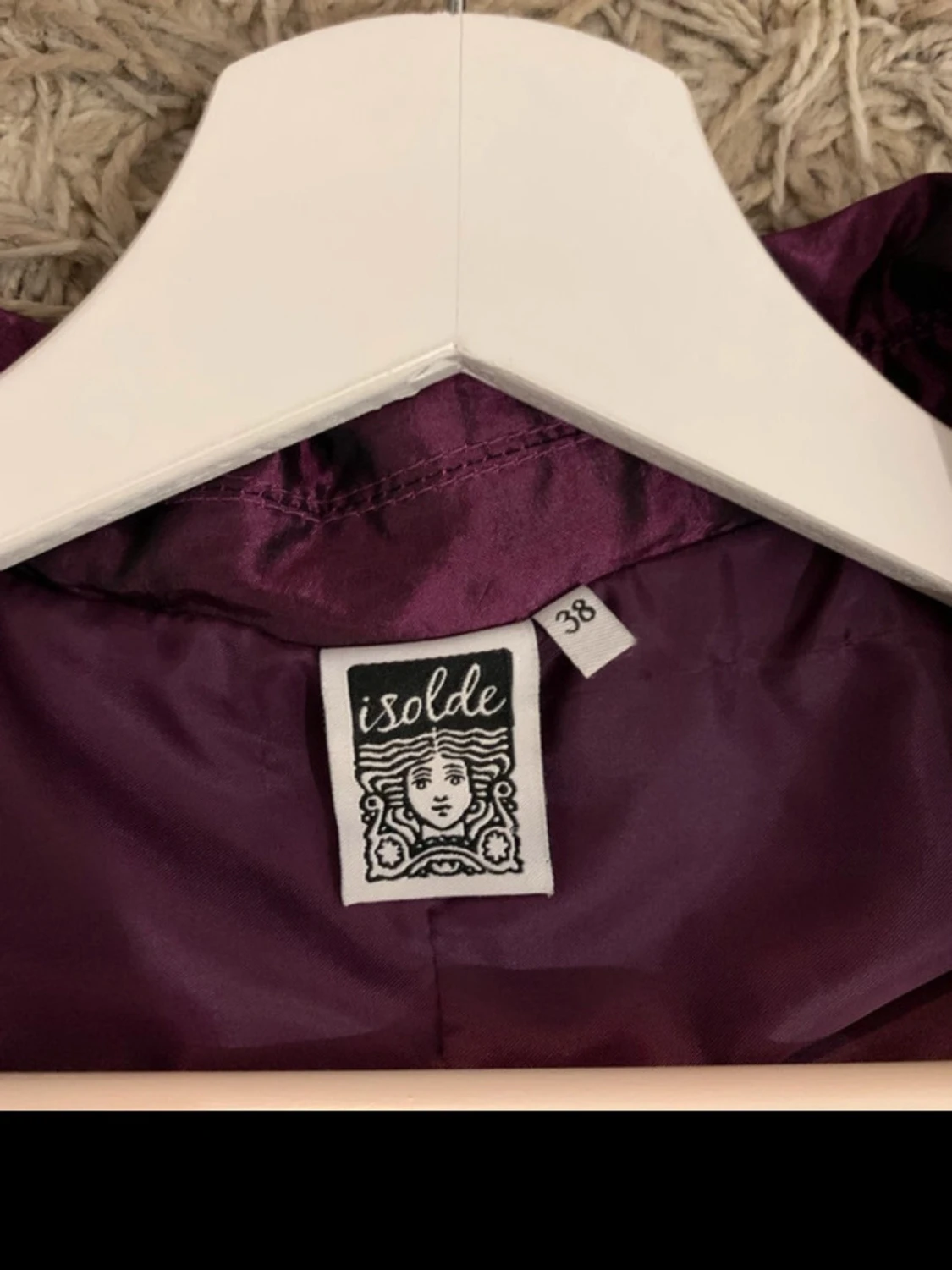 Vinröd kostymklänning med kavaj - 5