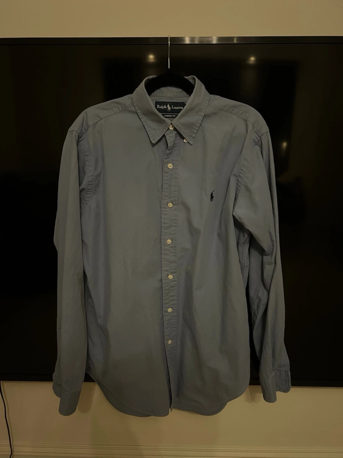 Blå skjorta från Ralph Lauren med classisc fit