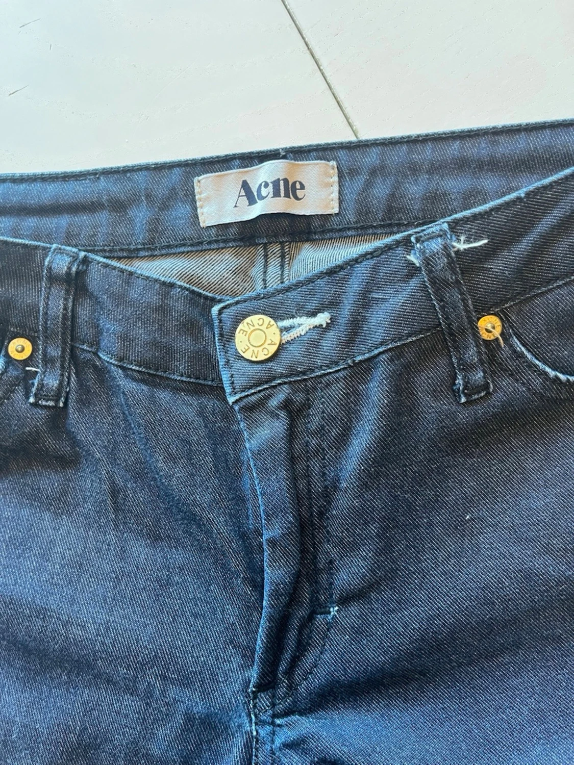 Mörkblå jeans från Acne Studios - 5