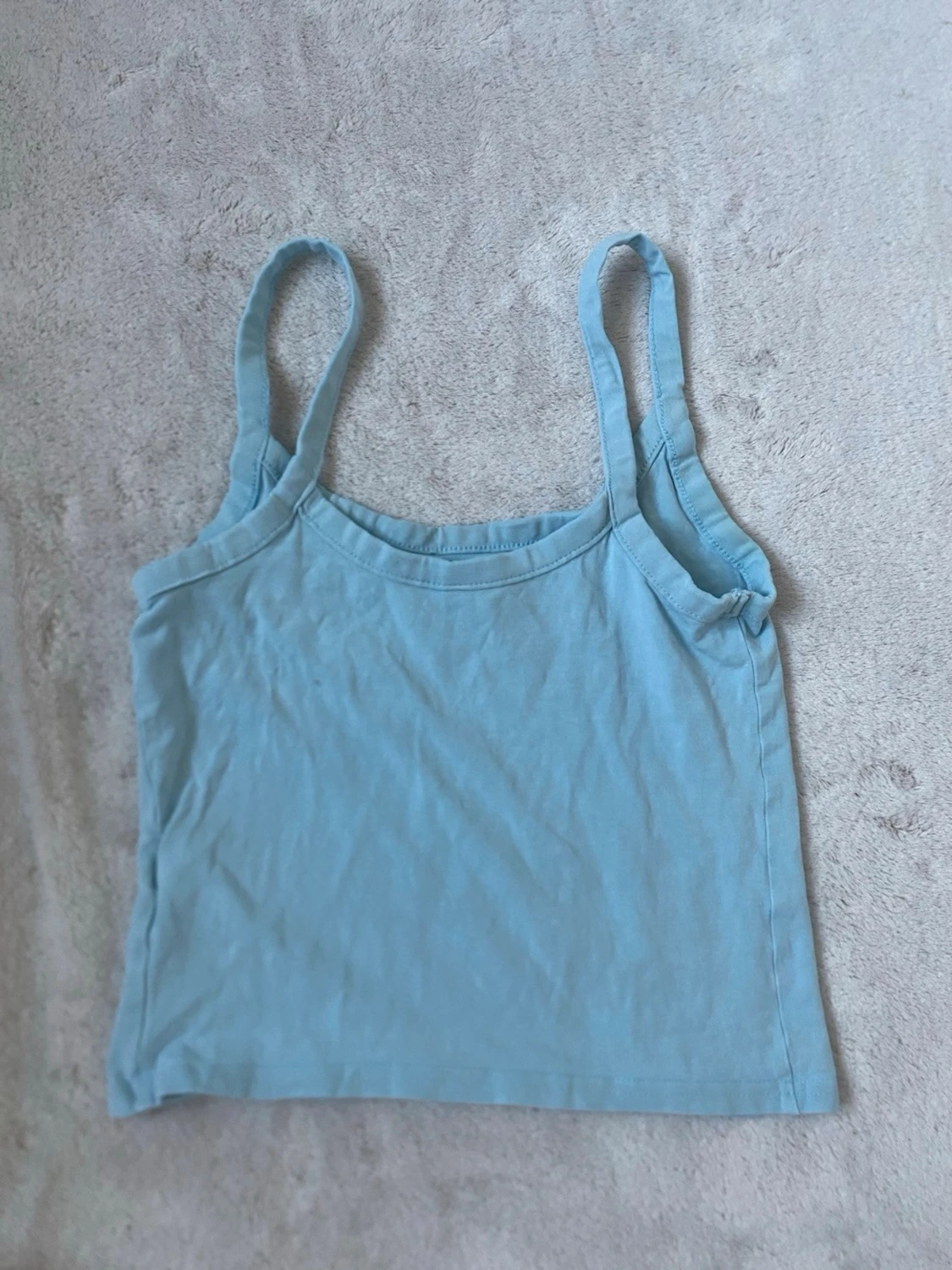 Ljusblå linnetopp från H&M Divided - 3