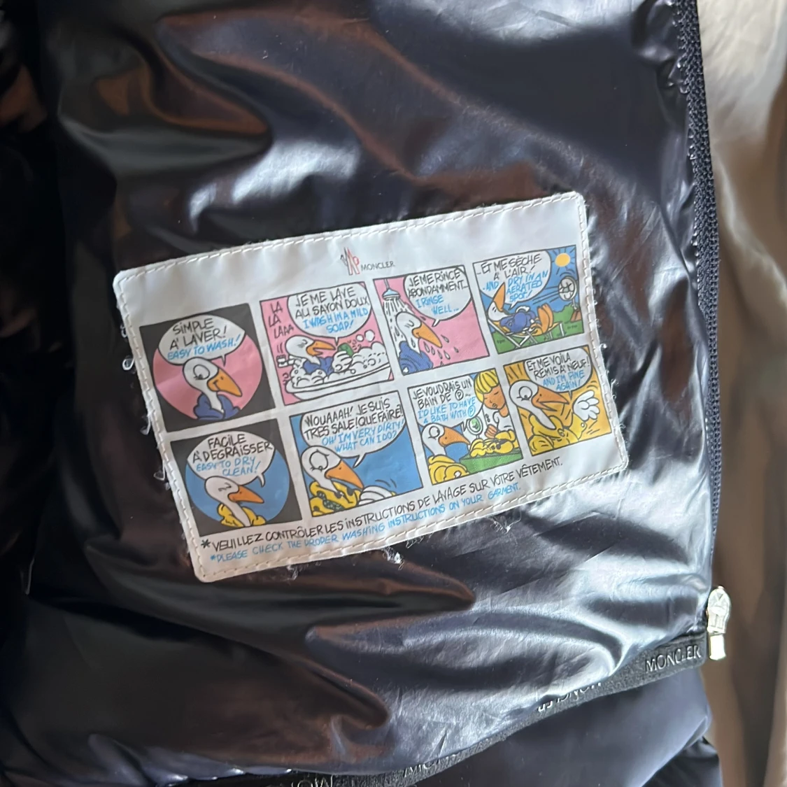 Svart Moncler pufferjacka herr - 2