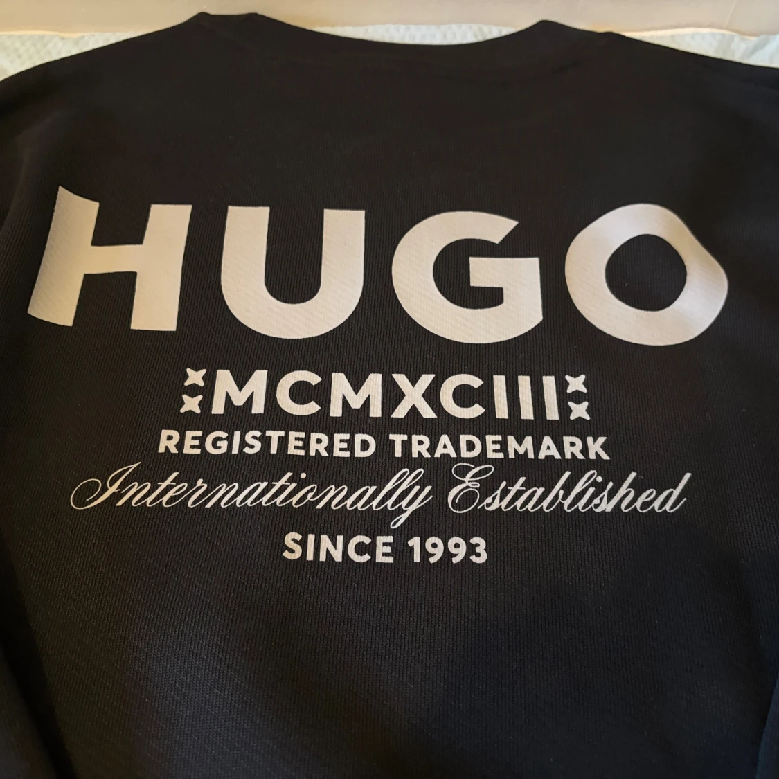 Svart Sweatshirt från Hugo - 1