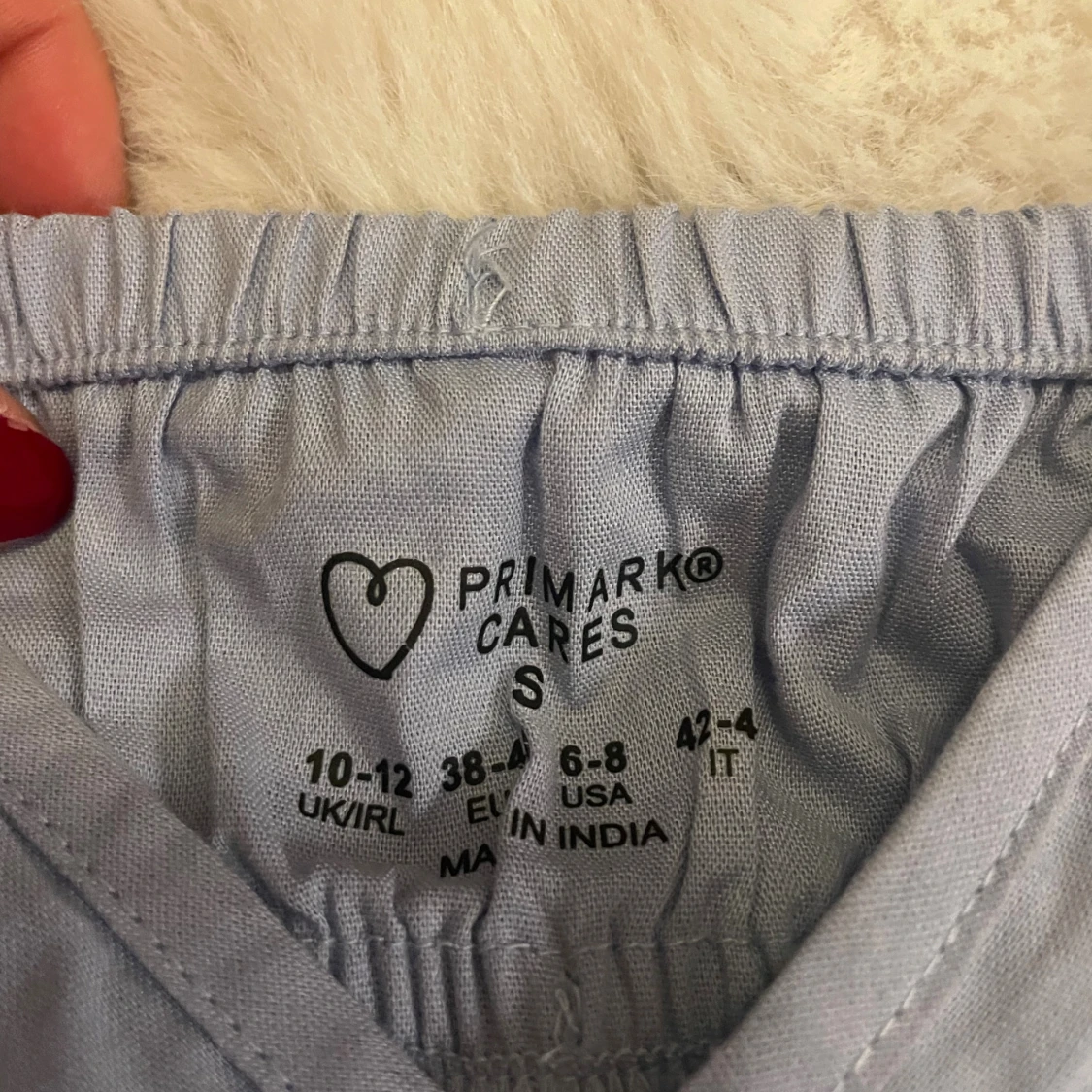 Ljusblå linnetopp från Primark - 2