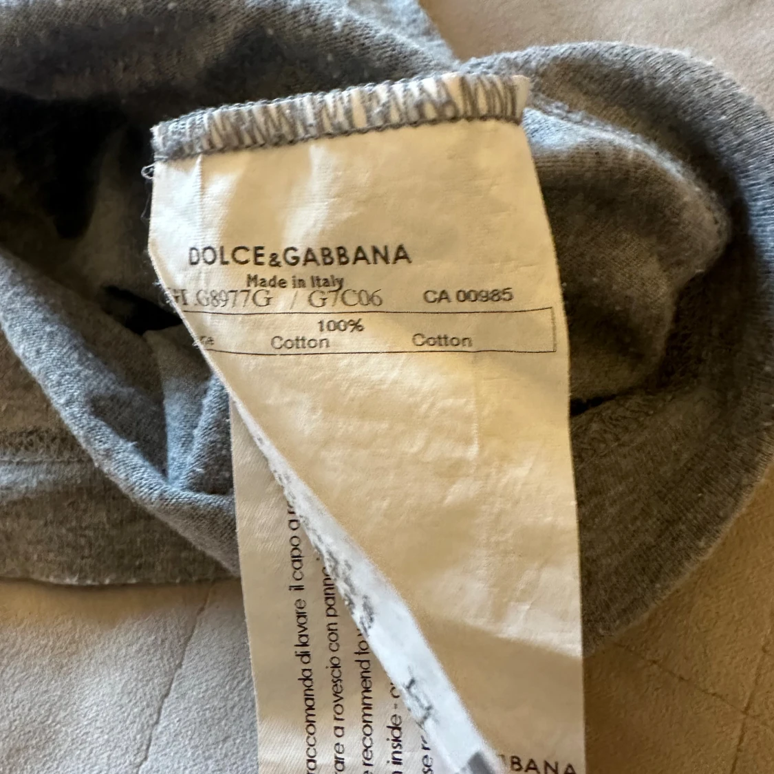 Grå t-shirt Dolce & Gabbana - 4