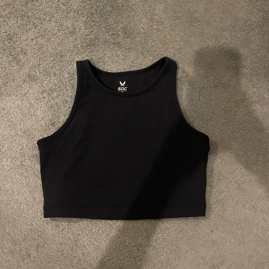 Svart träningslinne