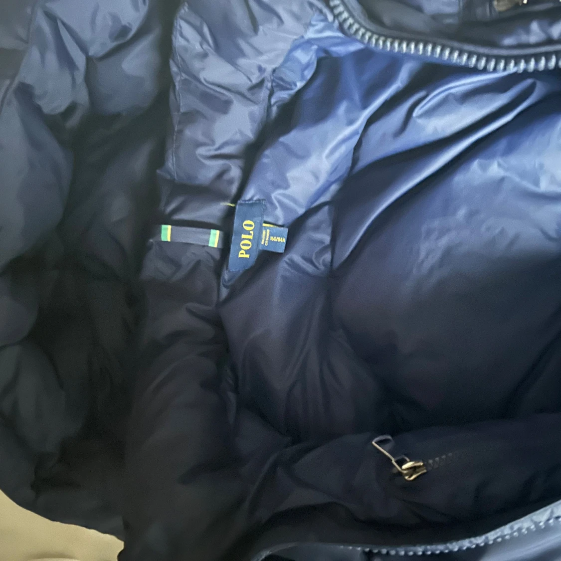 Blå pufferjacka från Polo Ralph Lauren - 1