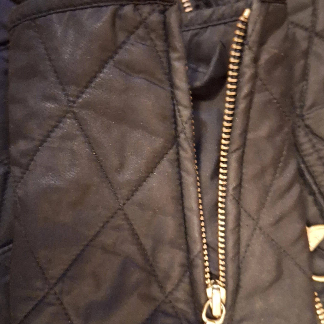 Svart quiltad jacka Barbour strl 34 - 2