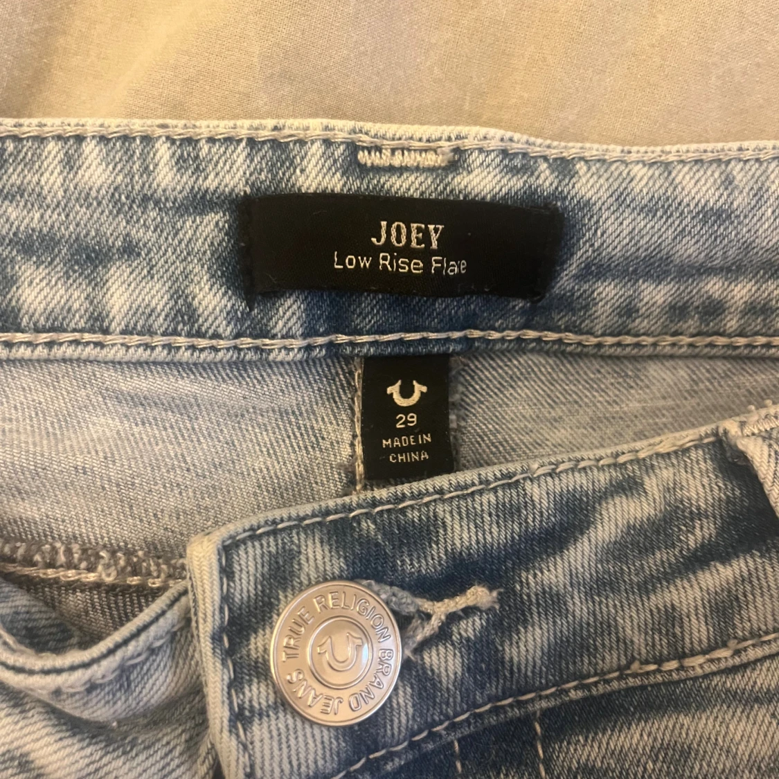 True Religion Joey ljusblå flare jeans - 2