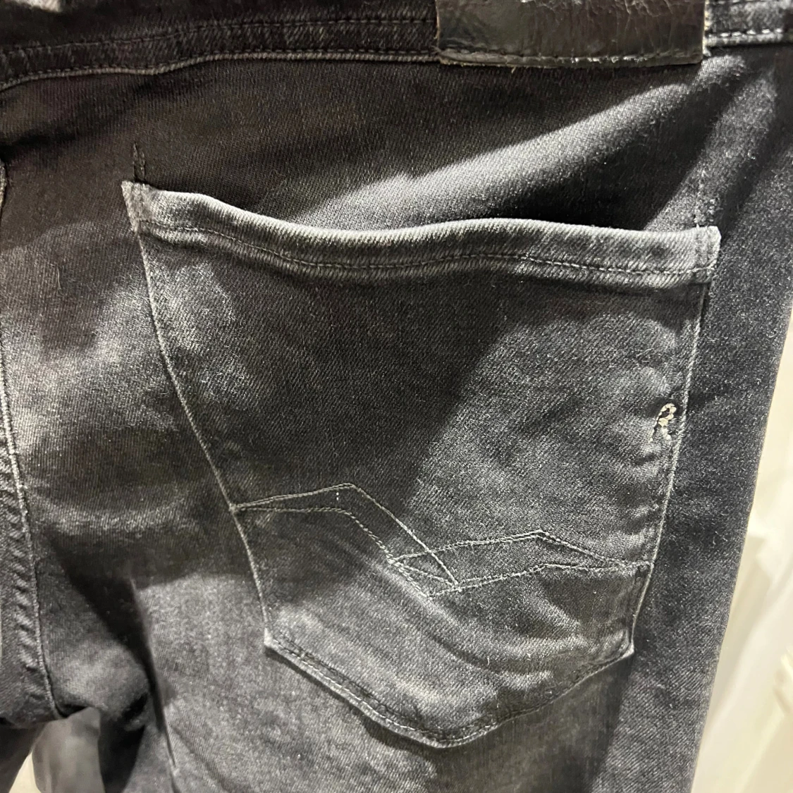 Replay Anbass svarta jeans, W31 L30 - 2