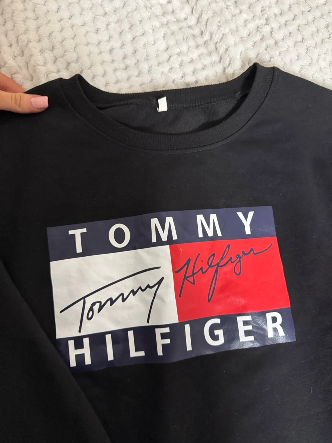 Svart sweatshirt Tommy Hilfiger - 1