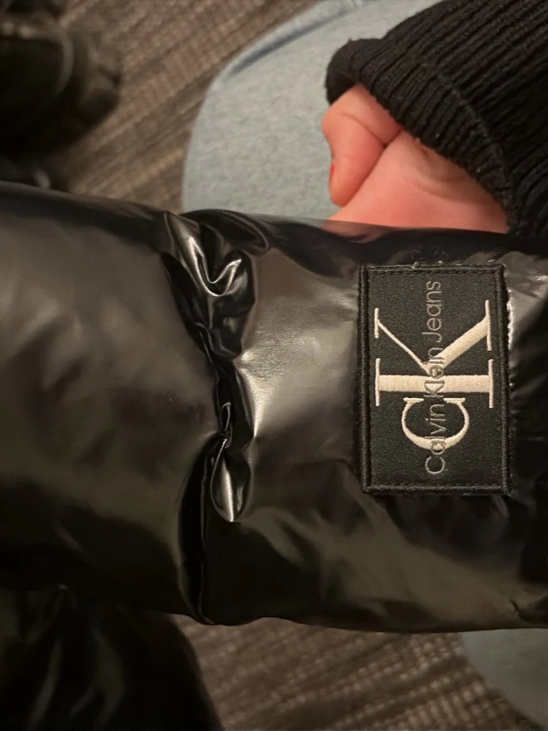 Glansig vinterjacka - 4