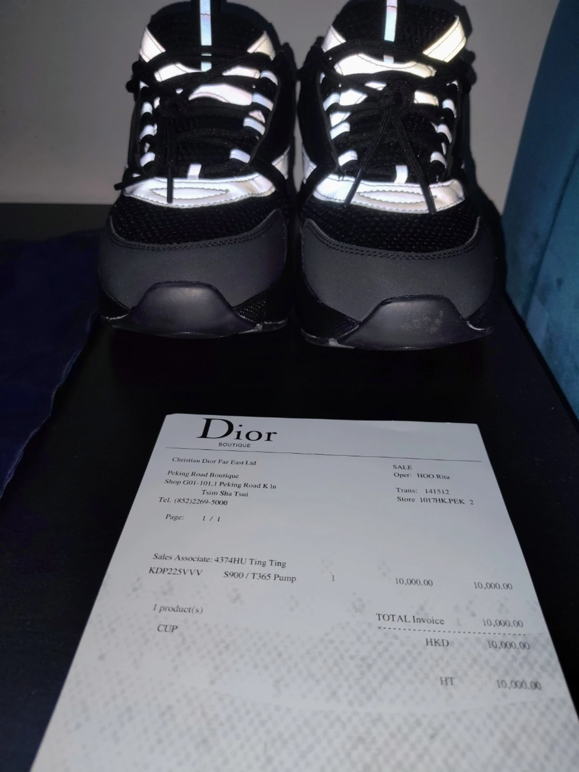 Svarta sneakers från Diäoor b22 - 1