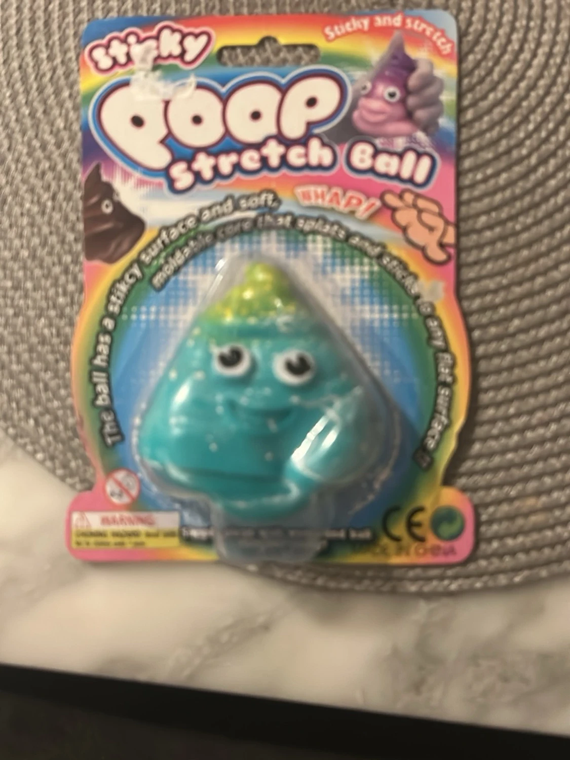 Poop stretch ball