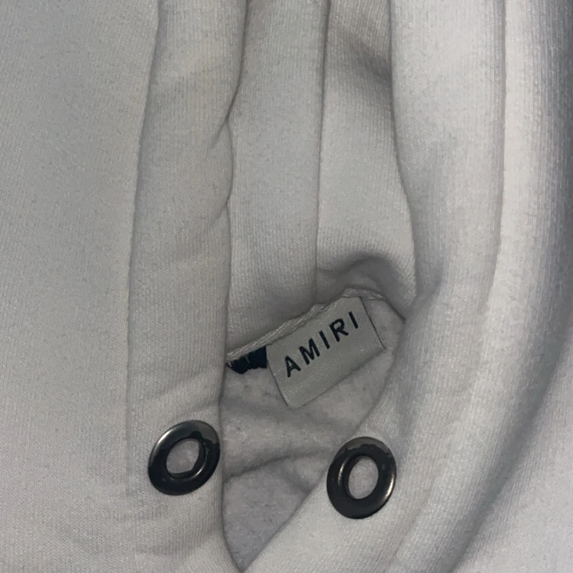 Vit hoodie från Amiri med färgstänk - 2