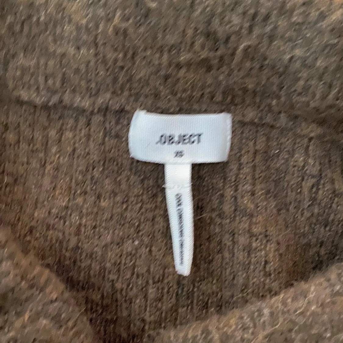 Brun stickad långkjol från Object - 2