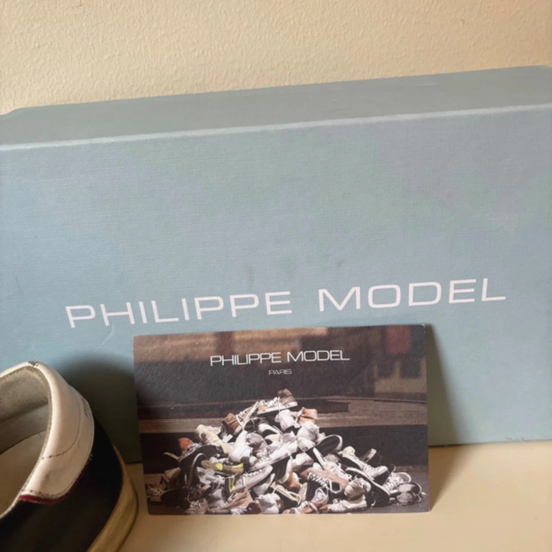 Philippe Model svarta sneakers i skinn - 2