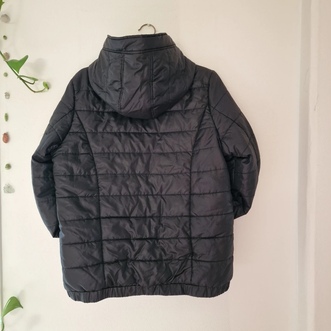 Svart quiltad jacka - 3