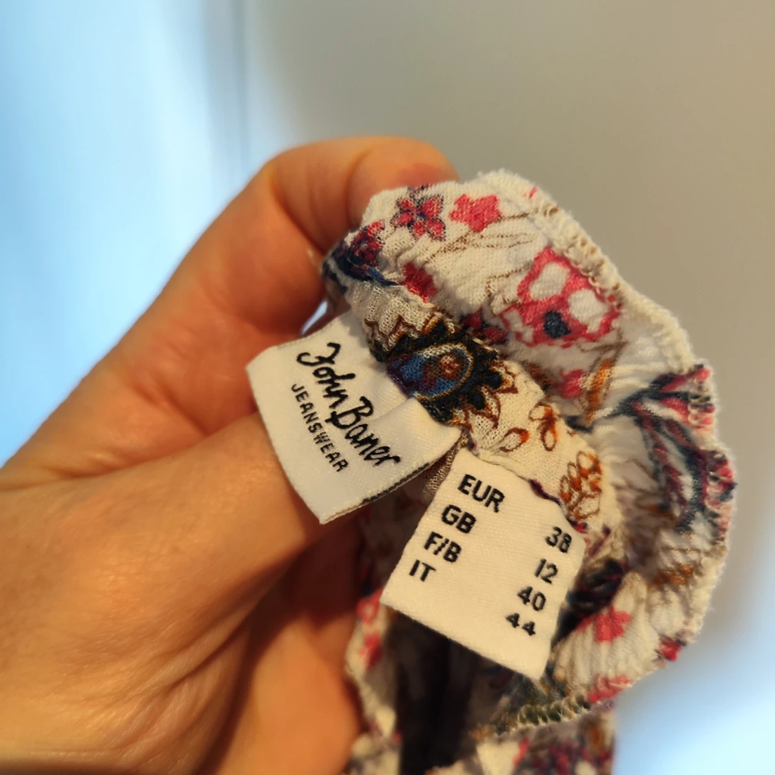 Blommig långklänning från John Baner stl 38 - 3