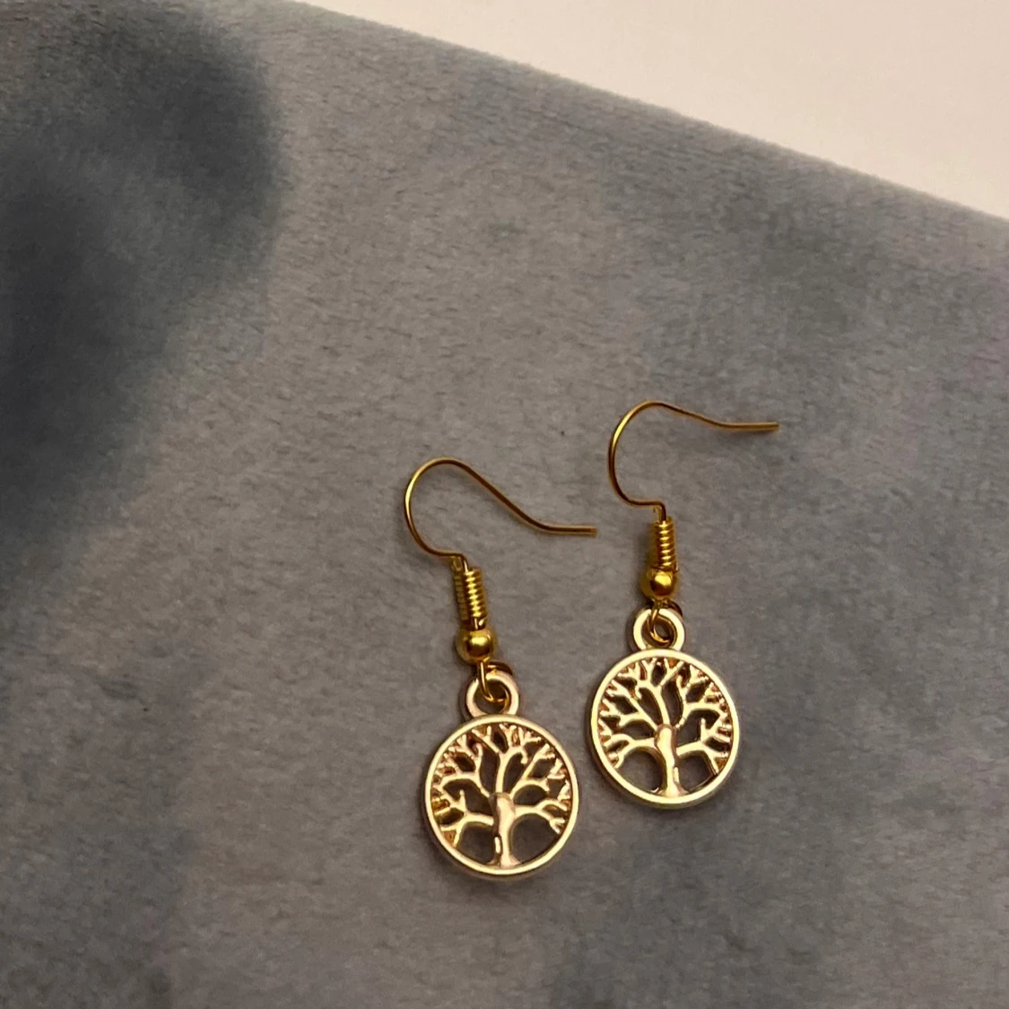 Örhängen Livets Träd Guld imitation  - 1