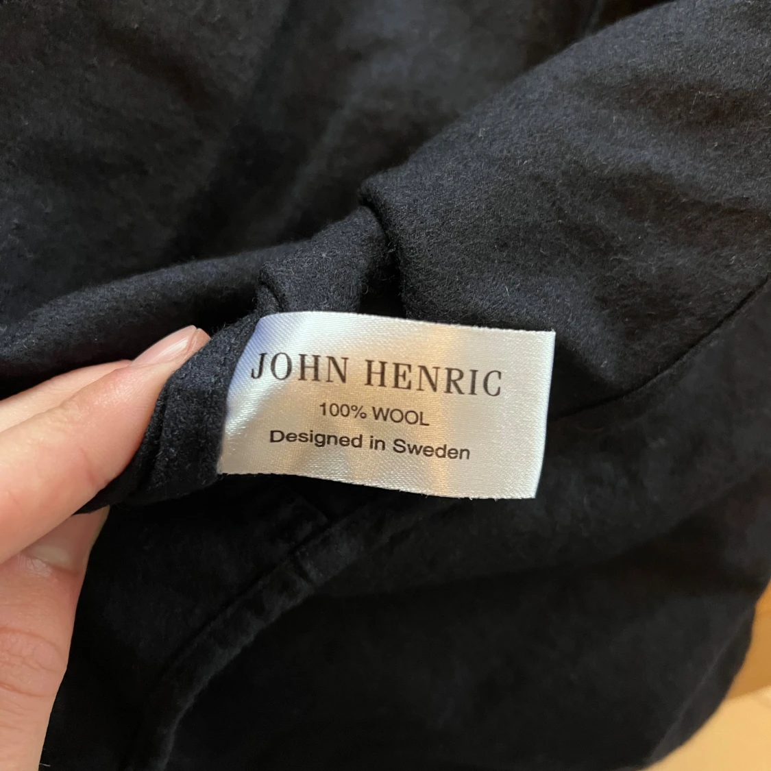 Marinblå overshirt från John Henric - 4