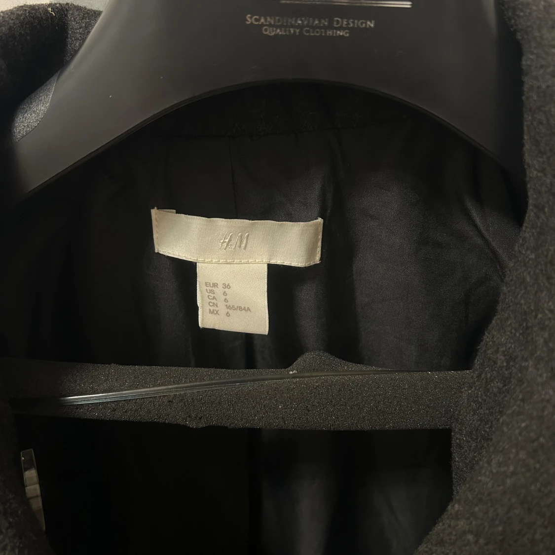 Mörkgrå skepparkavaj från H&M - 1