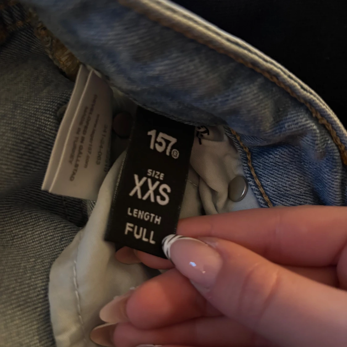 Bootcut jeans i ljusblå denim från 157 - 2