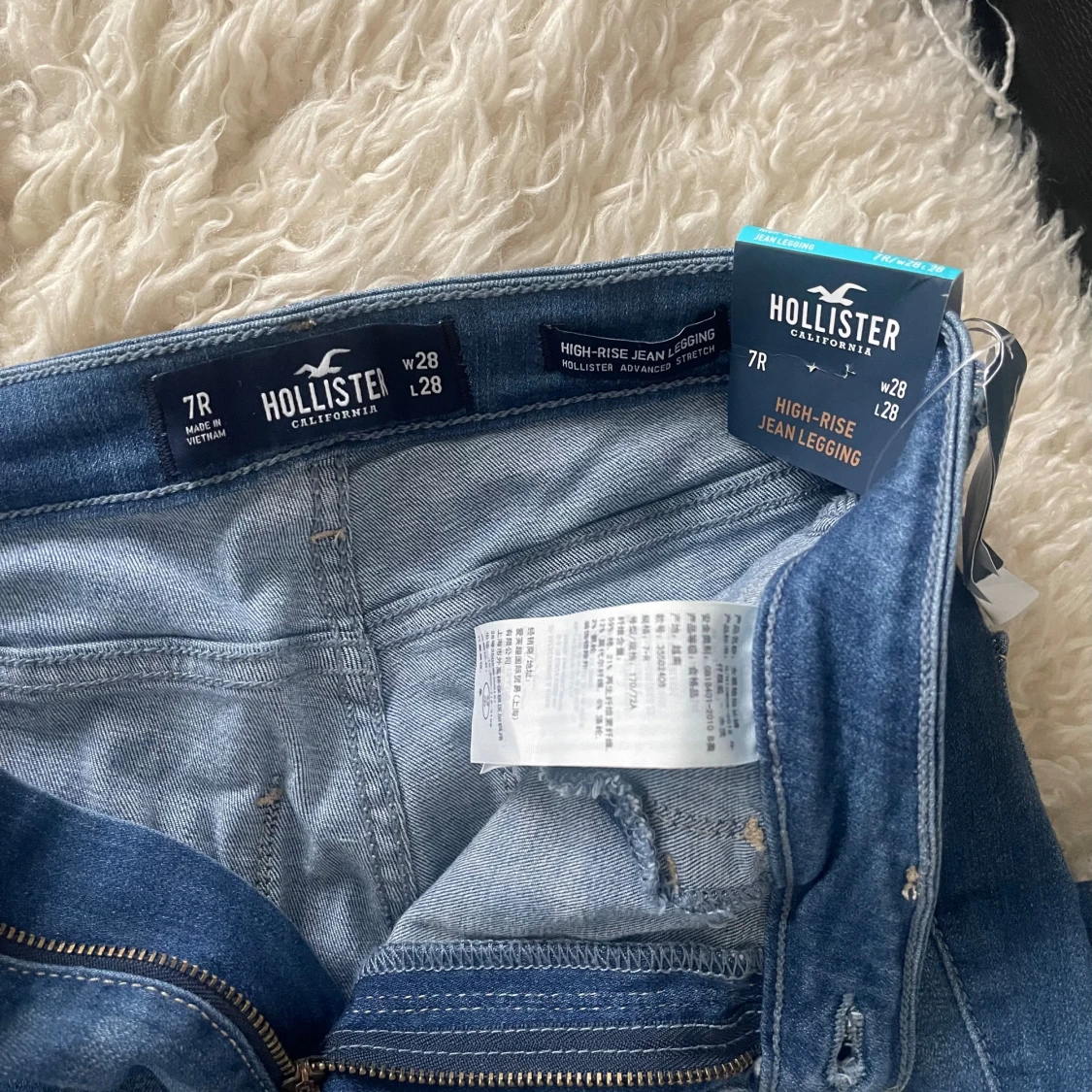  Hollister -Rise Jean Leggings – Advanced Stretchmed slitningar! - 4