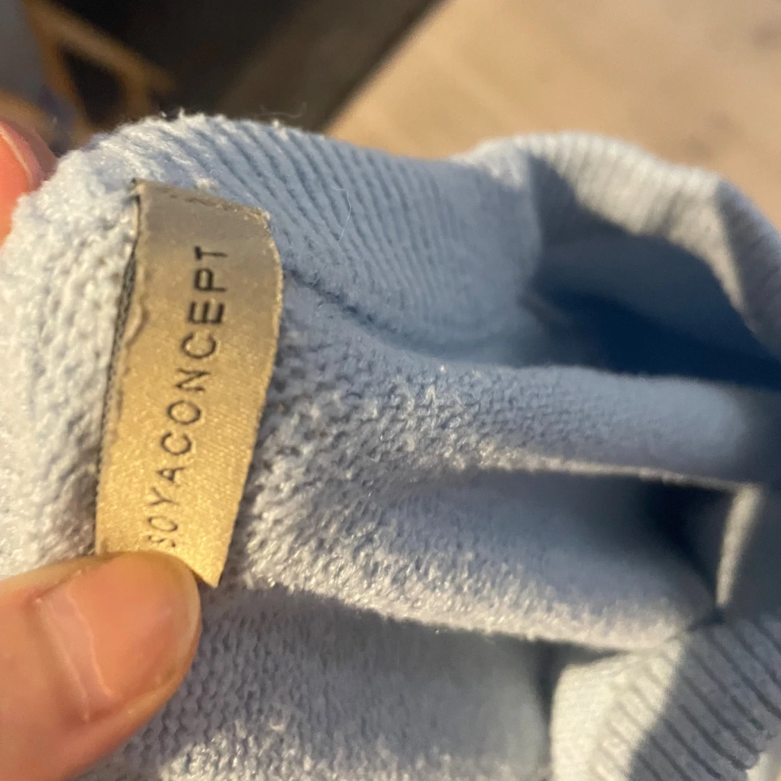 Ljusblå stickad tröja Soyaconcept - 3