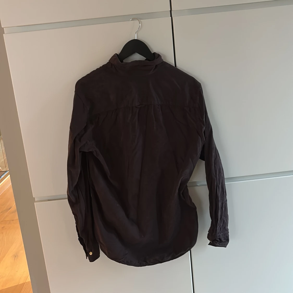 Mörkbrun manchesterskjorta Morris L - 3