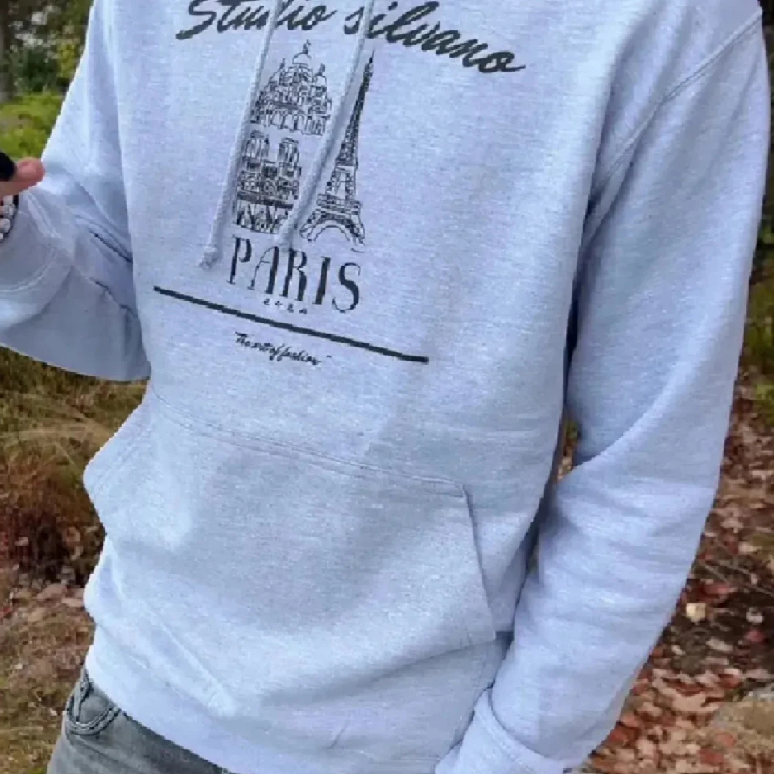 Grå hoodie Studio Silvano Paris - 3