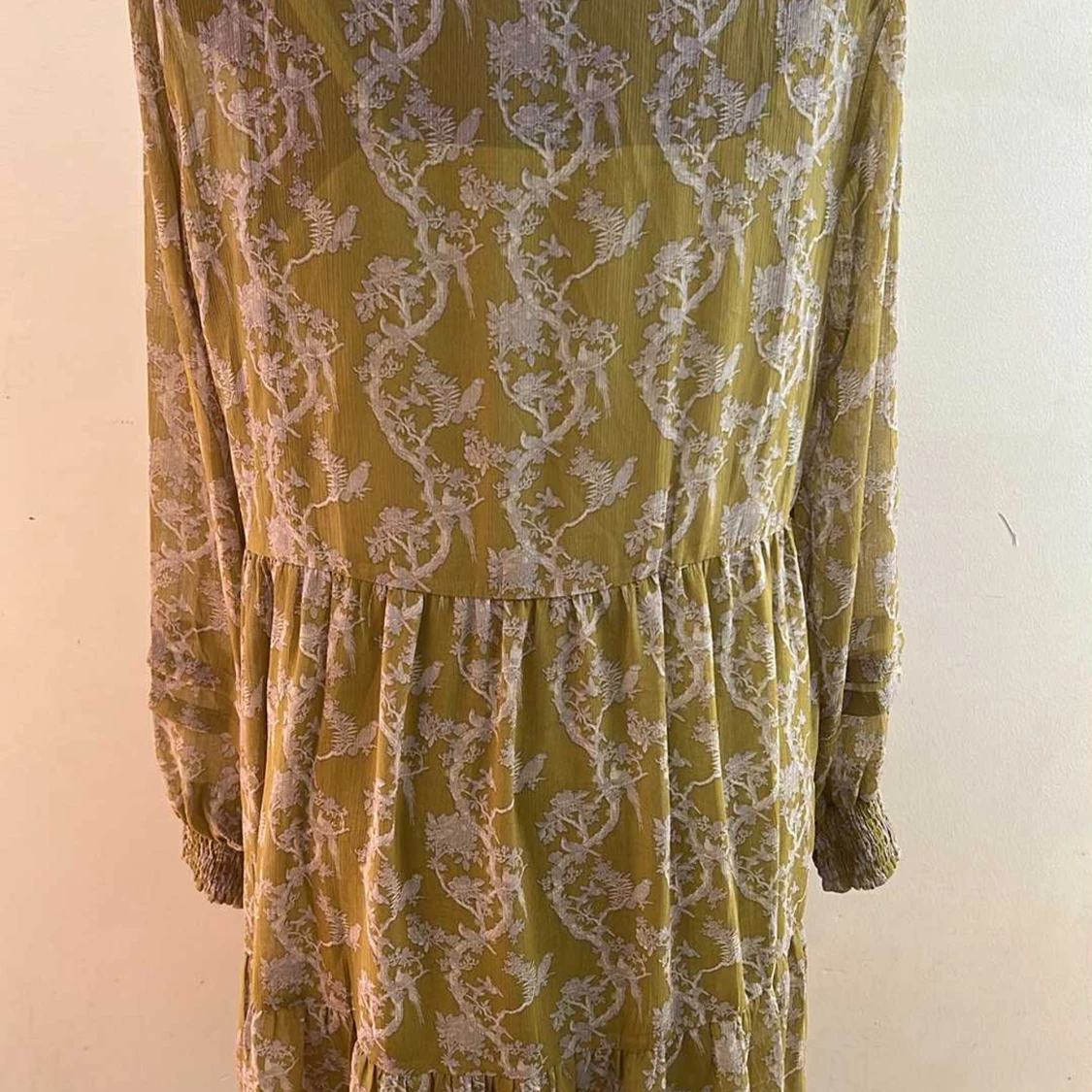 Gul blommig långklänning Coster Copenhagen - 4