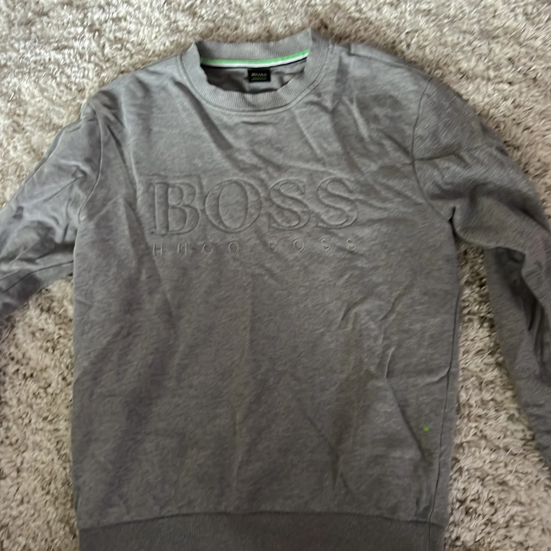 Grå sweatshirt från Hugo Boss
